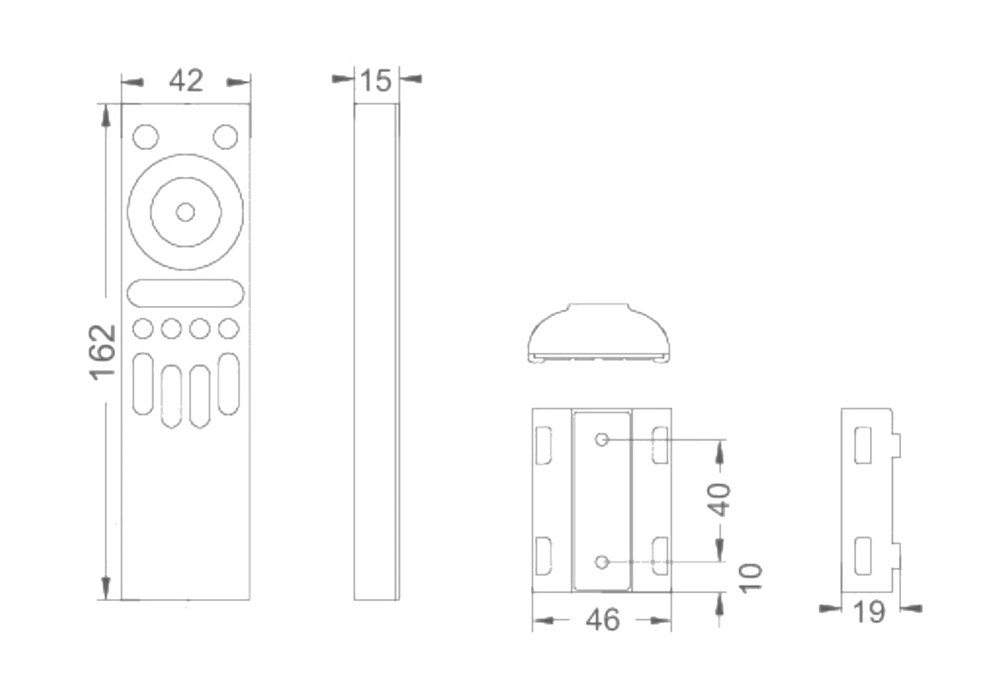 RF 2.4GHz RGBW Touch RF 2.4GHz remote control Q5, 4 Zones control, 7th battery × 2 power supply, 30-50m range. Q5  LTECH Remote Control